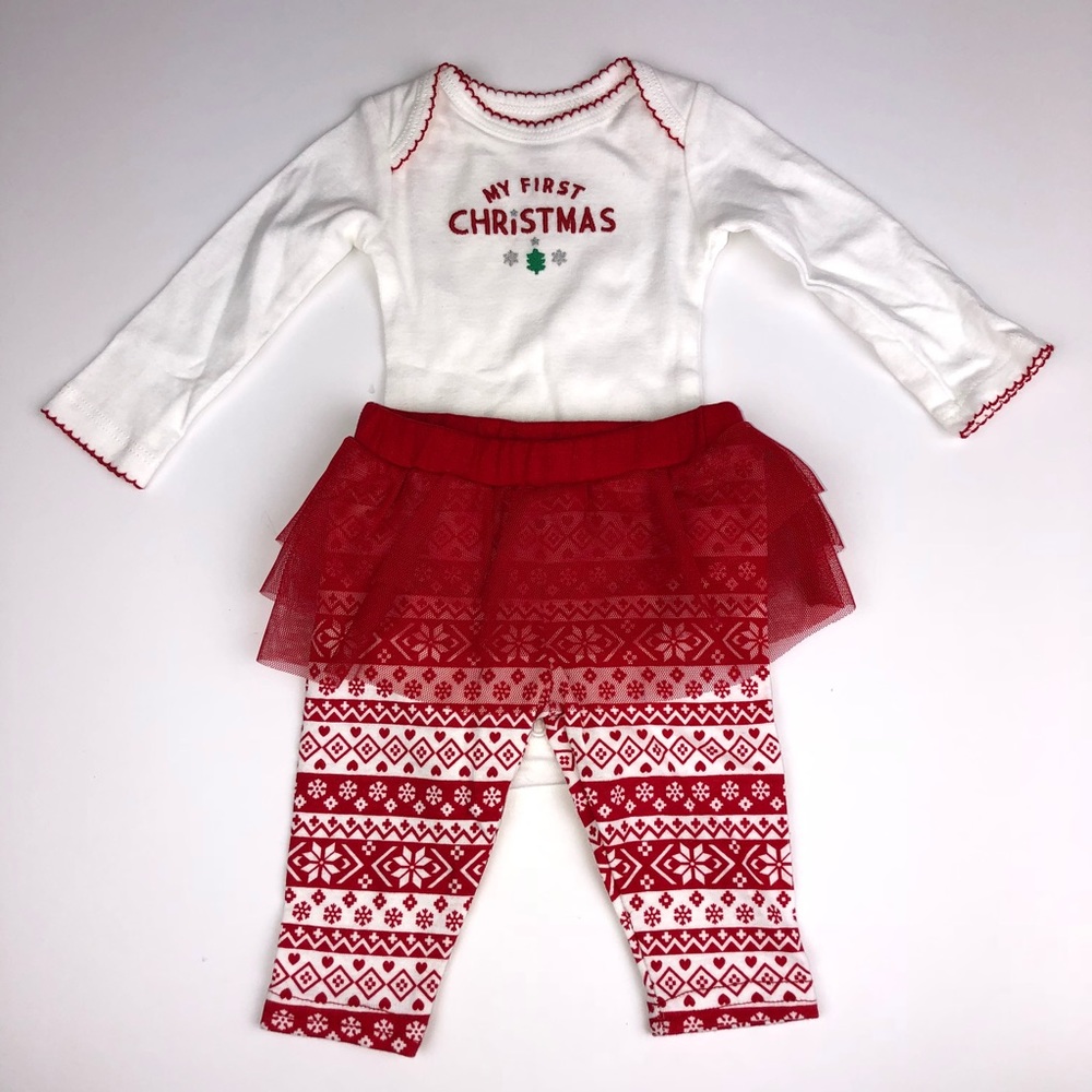 Carter’s My First Christmas Baby Girl Tutu Outfit
